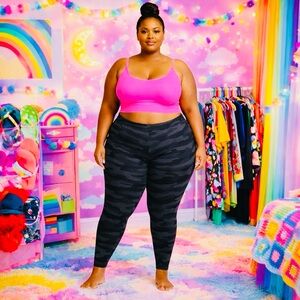 Torrid Black Camouflage Leggings